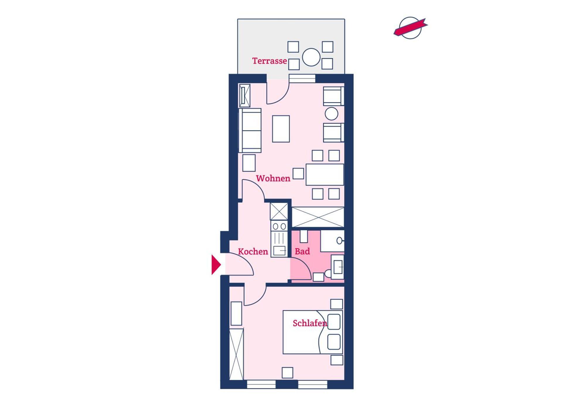Nordland Appartements Wohnung Fuenen 비크아프포르 외부 사진